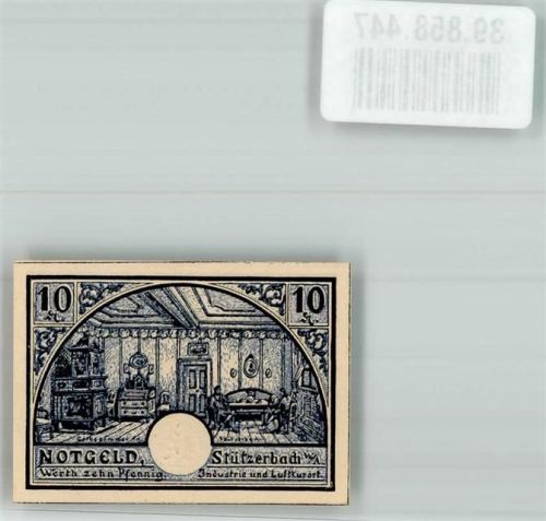 Stützerbach 1921 10 Pfennig