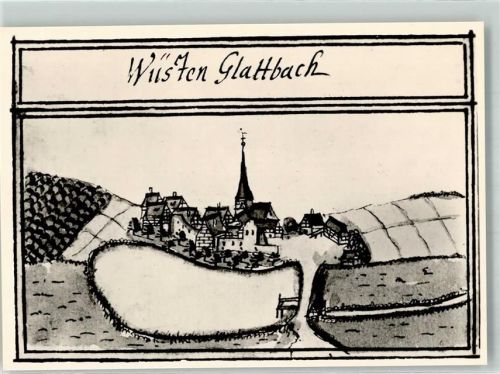 Kleinglattbach Abb. Kiesersches Forstlagerbuch 1680