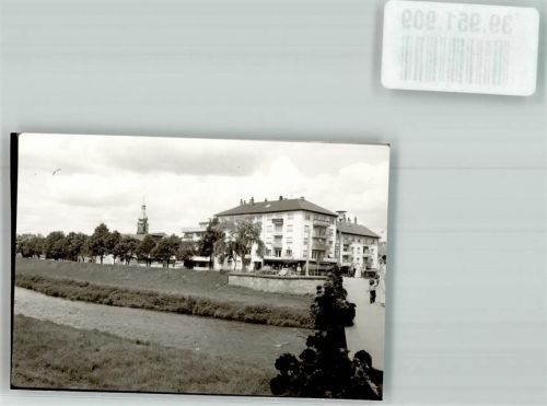 Rastatt Murgbrücke Foto Original aus Archiv eines Ansichtskartenverlags Ort handschriftlich