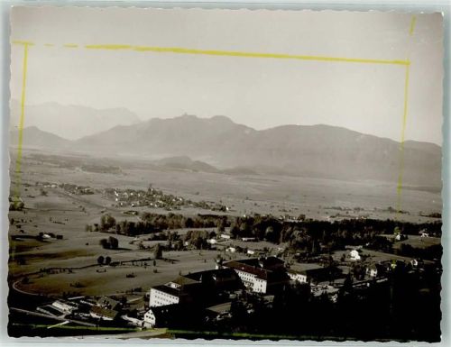 Murnau Fliegeraufnahe Ort handschriftlich Foto Original aus Archiv eines Ansichtskartenverlags