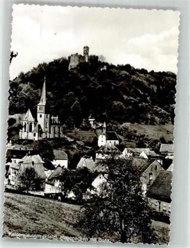 Hohenecken mit Burg Hohenecken und St. Rochus Kirche