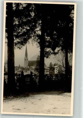 Rottach-Egern mit St. Laurentiuskirche Ort lt. Stempel