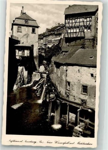 Saarburg Wasserfall mit Mühlräder
