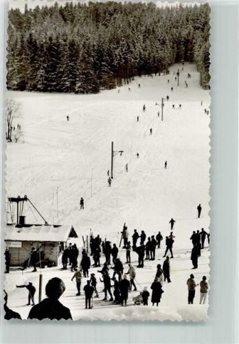 Altglashütten Ort handschriftlich Winter FOTO AK
