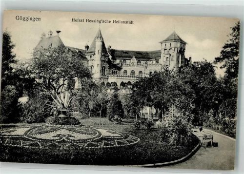 Göggingen 1913 Hofrat Hessing'sche Heilanstalt Sanatorium Verlag Zieher, Ottmar
