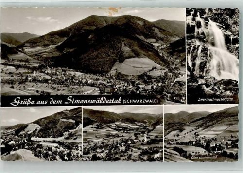 Simonswald Zweribachwasserfälle Obersimonswald