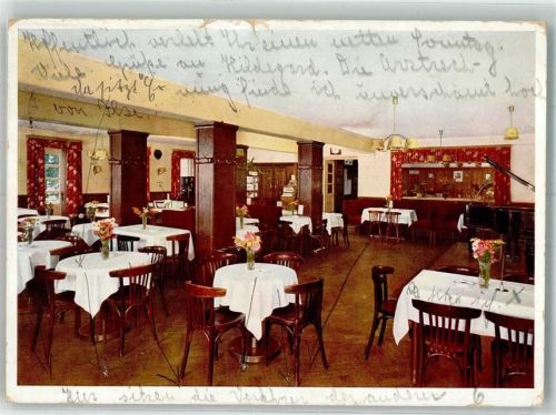Rottach-Egern 1939 Cafe Blank Gaststube