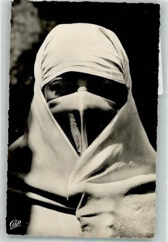 Nr. 1454 Scenes et Types Mauresque aux jolis yeux Verlag CAP Frau Burka
