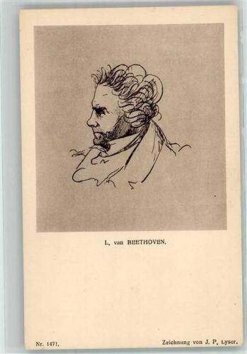 sign. Lyser J.P. Portrait F.A. Ackermann Serie 117 Nr.1471