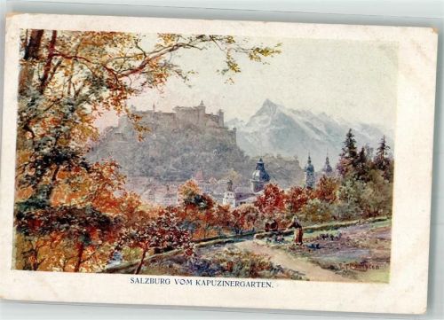 Salzburg Salzburg vom Kapuzinergarten