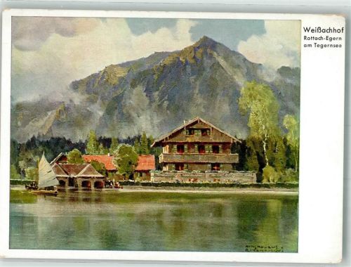 Rottach-Egern sign. Maurus Hanns Weißachhof