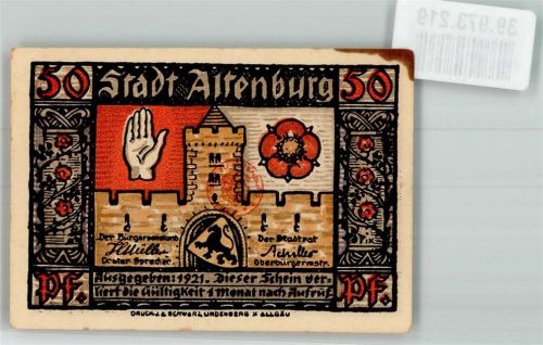 Altenburg 1921 50 Pfennig