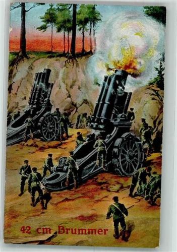 WK I 42 cm Brummer Waffe 1916