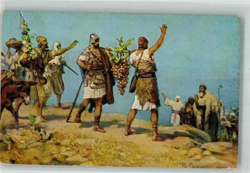 Esel Trauben Kundschafter Altes Testament Nr.17
