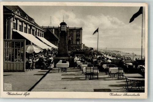 Westerland 1930 Gasthaus Kurhaus Strandhalle