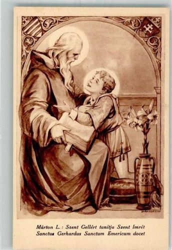 Marton L : Sanctus Gerhardus Sanctum Emericum docet