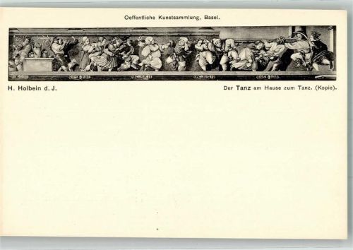 Basel sign. Holbein Der Tanz am Hause zum Tanz Öffentliche Kunstsammlung
