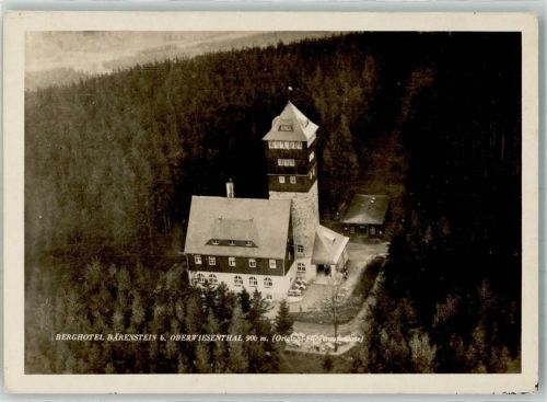 Oberwiesenthal Fliegeraufnahme Berghotel Bärenstein
