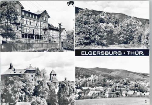 Elgersburg Reichsbahnerholungsheim, Ortsansicht, Schloß