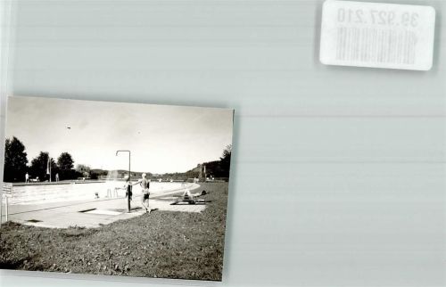 Siegsdorf Schwimmbad Bademoden Foto Original aus Archiv eines Ansichtskartenverlags Ort handschriftlich