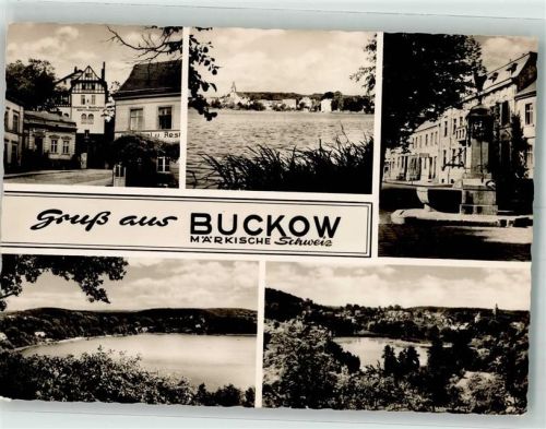 Buckow 1968 Gasthaus Hotel Denkmal