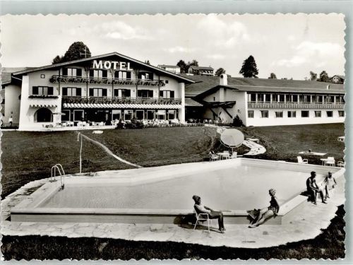 Murnau Motel Schwimmbad Ort handschriftlich
