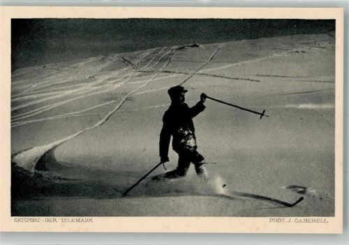 Foto J. Gaberell Telemark Skifahren