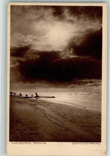 Borkum 1910 Gewitterstimmung