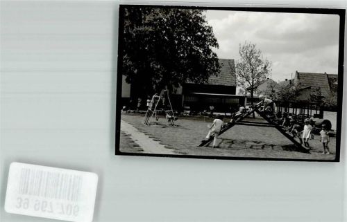 Wörth Kinderspielplatz Ort handschriftlich Foto Original aus Archiv eines Ansichtskartenverlags