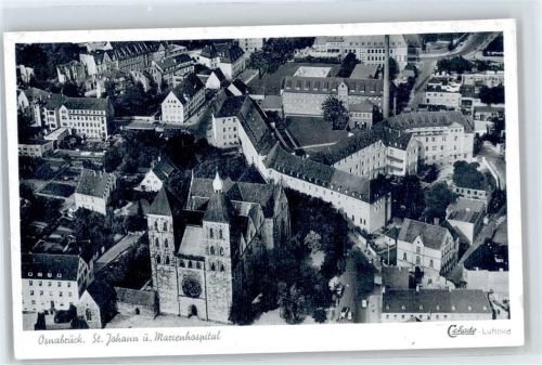 49074 W4500 Osnabrück - Fliegeraufnahme, St. Johann und Marienhospital