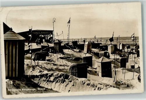 Wangerooge 1931 Schwimmbad Strand