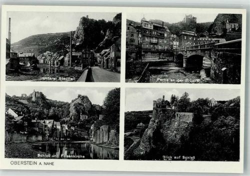Idar-Oberstein Schloss Felsenkirche Brücke