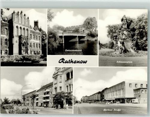 Rathenow Rat des Kreises Schleusenkanal Leninallee Schleusenplatz Berliner Straße VEB Graphokopie