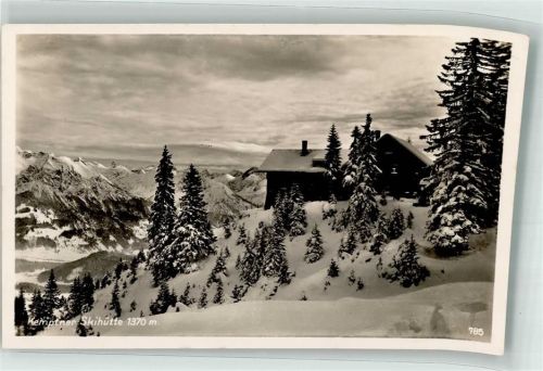 Kemptner Hütte Hüttenstempel Winter