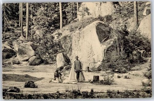 02797 O8806 Kurort Oybin - Waldtheater, Genoveva, Tragödie von Friedrich Hebbel