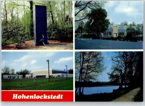 25551 W2214 Hohenlockstedt - Denkmal, Schule, Flusspartie