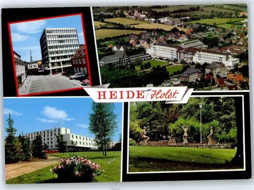 25746 W2240 Heide , Holst - Teilansicht, Parkpartie