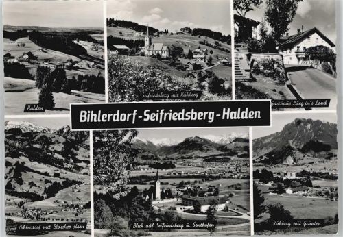 Seifriedsberg Halden, Kühberg, Gasthaus Lueg in´s Land, Bihlerdorf, Blaicher Horn, Grünten