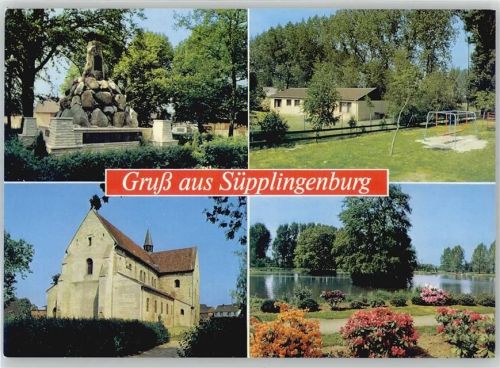 38376 W3331 Süpplingenburg - Denkmal, Kirche, Seepartie, Spielplatz