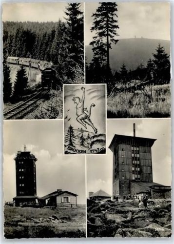Brocken Brockenhotel, Brockenbahn, Teufel, Wetterwarte