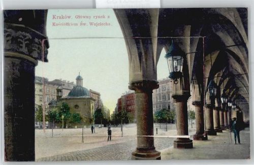 Krakau Leporello, Ringplatz und St. Adalbert-Kirche
