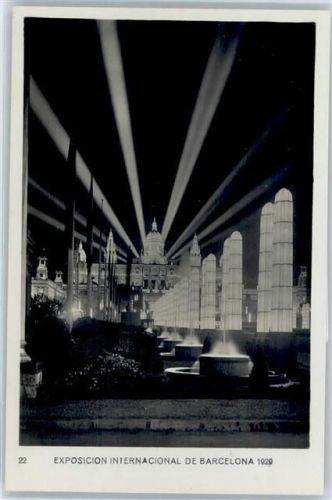 Barcelona Ausstellung Gebäude