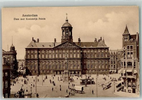 Amsterdam Denkmal Straßenbahn Schloss Königl. Palais
