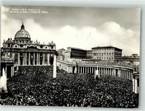 Roma 1967 Piazza S. Pietro Vatican