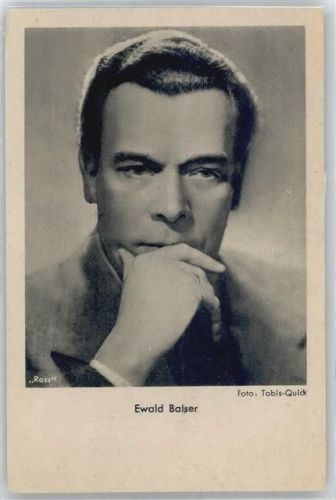 Balser, Ewald Filmschauspieler