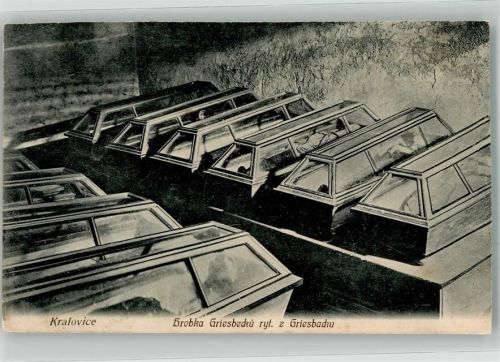 Kralovice Gruft Griespek von Griespach Glassärge