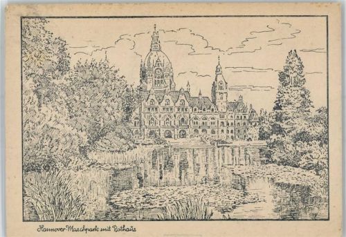 Hannover Maschpark Rathaus