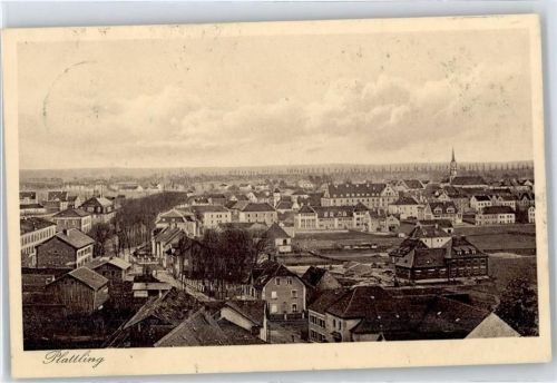 94447 W8350 Plattling - Kirche, Ortsansicht