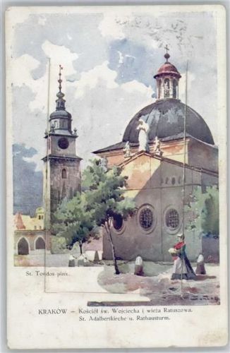 Krakau Leporello, Rathausturm, St. Adalbert-Kirche