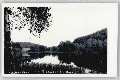 Tiefensee Gamen-See